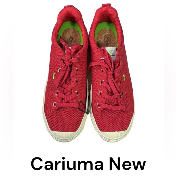 CARIUMA SNEAKERS NWT RED SIZE 10 WOMENS MENS TENNIS SHOES - Picture 3 of 13